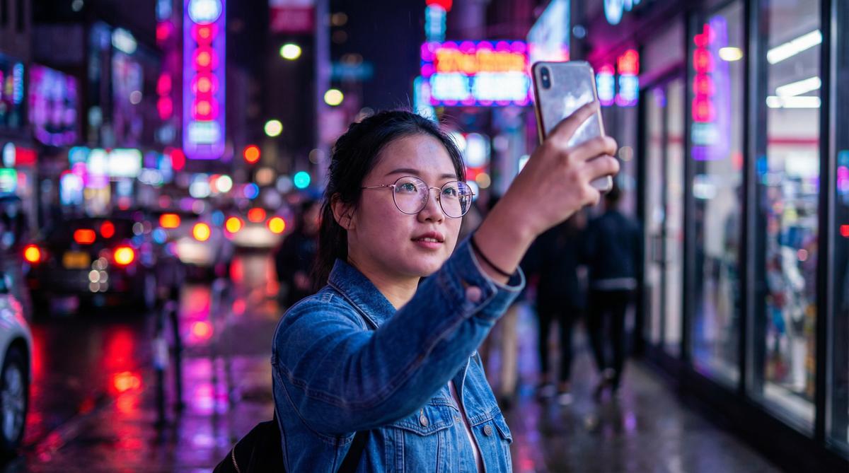 蘑菇视频城市夜景短视频